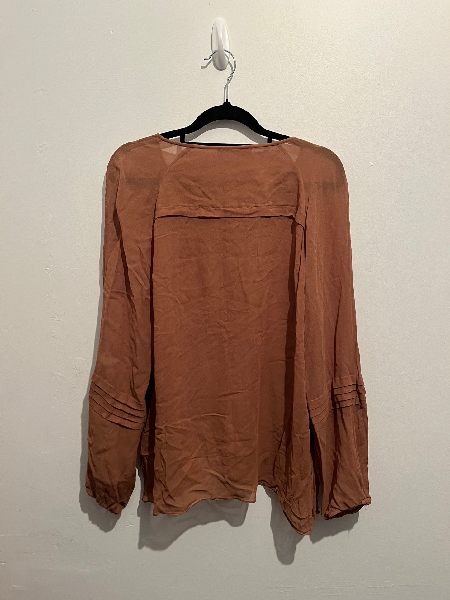Mesop Brown Blouse - Size M